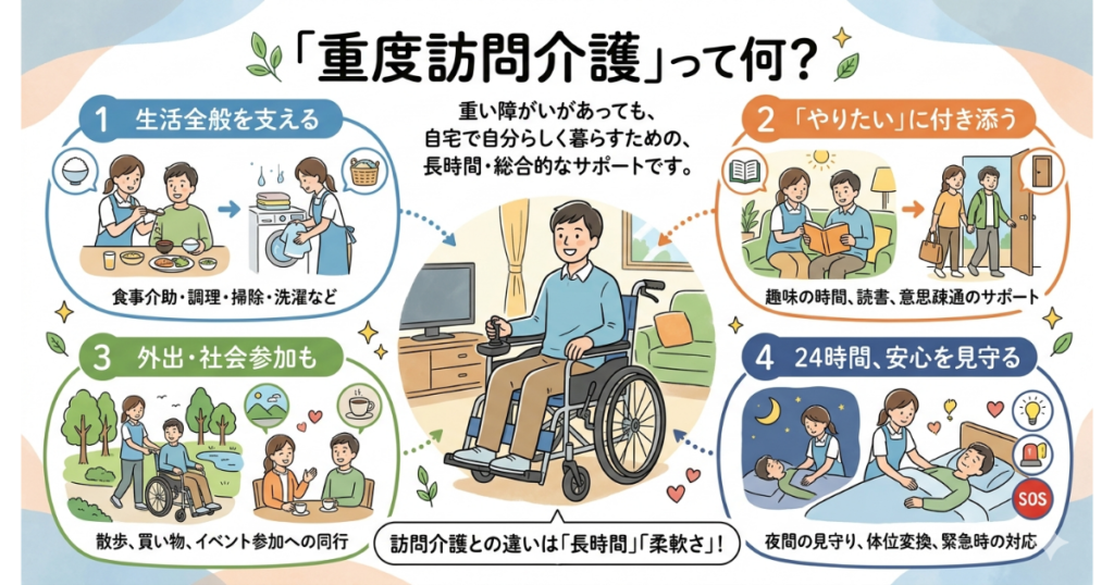 重度訪問介護　愛媛　生活支援