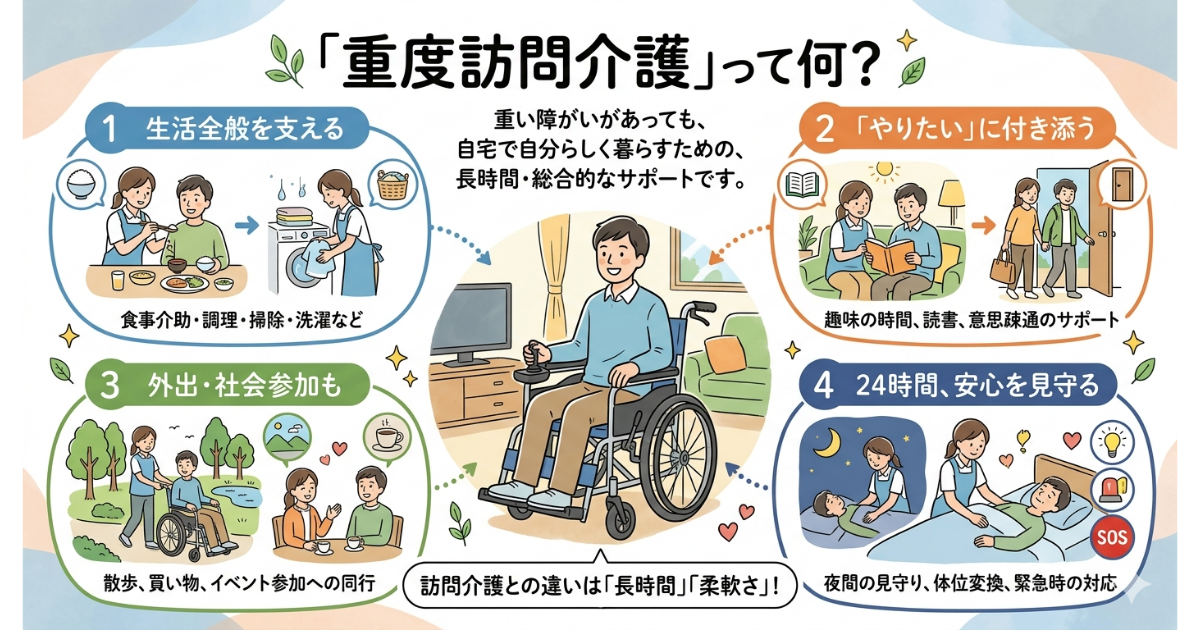 重度訪問介護　愛媛　生活支援